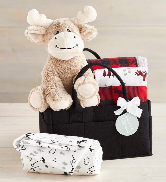 Buffalo Check 6 Piece Nursery Essential Gift Set